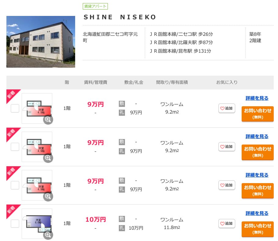 ニセコこわい。