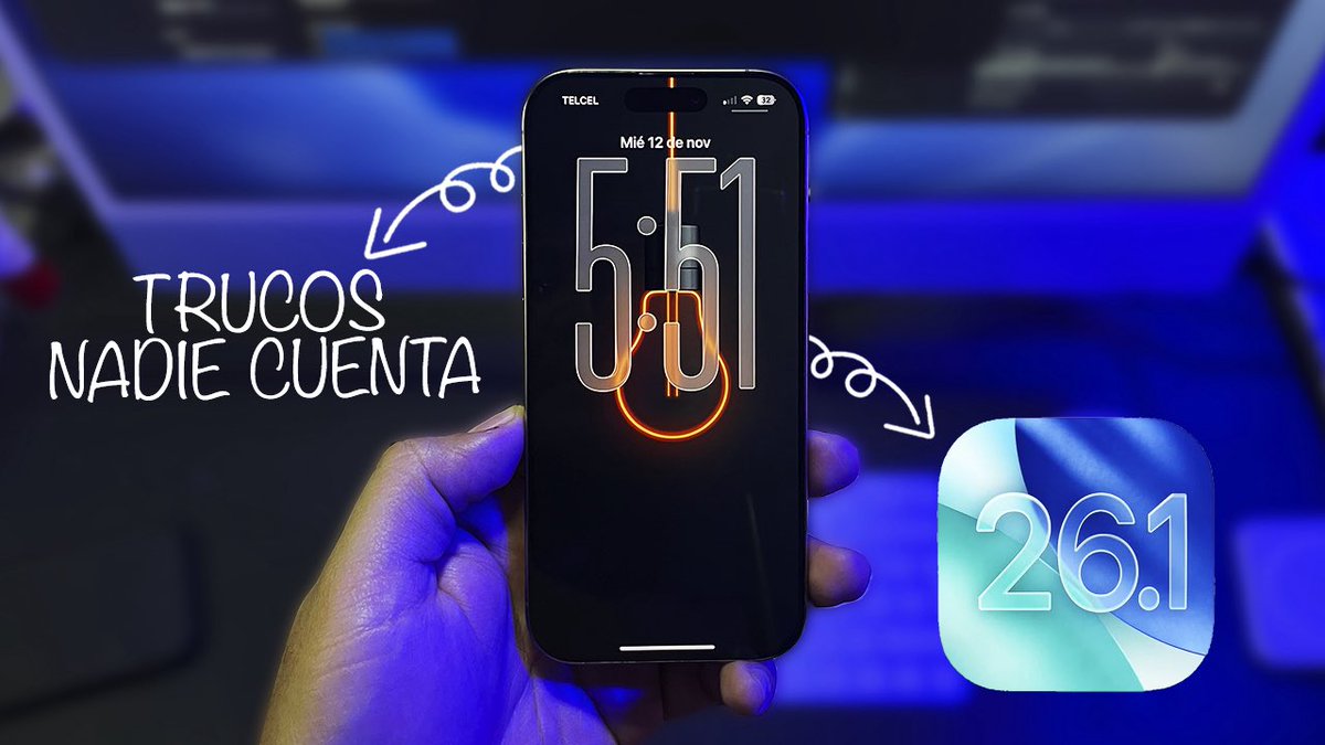 bigzwk's tweet photo. LOS TRUCOS SECRETOS de iOS 26.1 que nadie quiere decir https://t.co/PUXOscVO6o vía @YouTube https://t.co/46UdxFHGVW