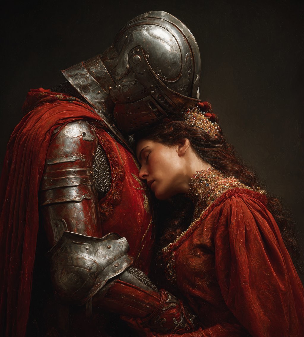 The presence of your beloved may not silence storms, but it always lights the path.