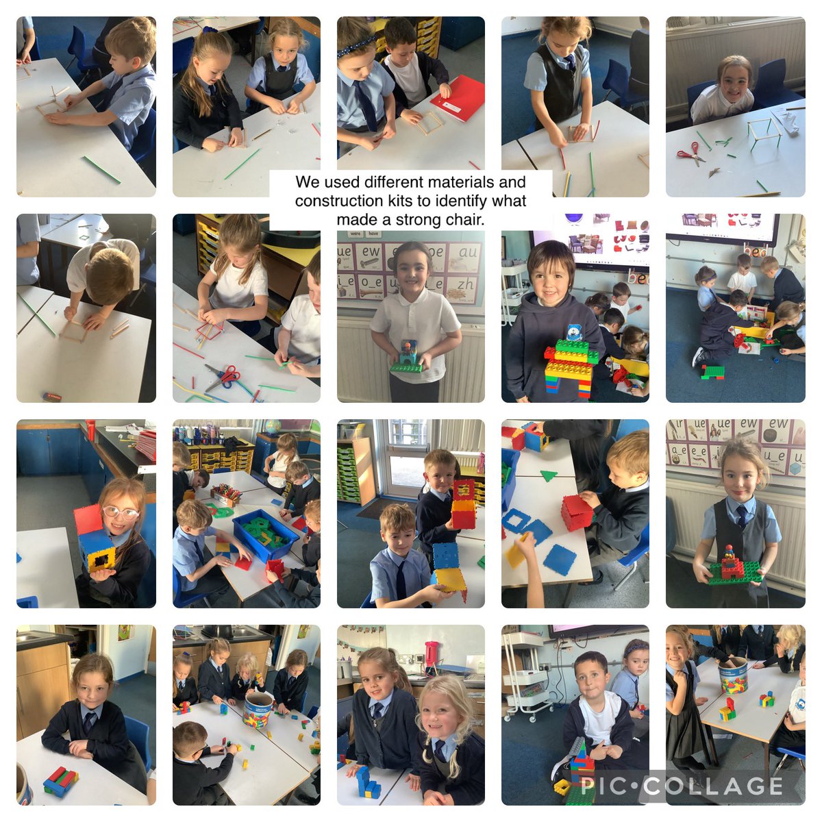 In DT we continued to explore different types of joints, making a tab and a brace. We used different materials and construction kits to make chairs. We discussed which materials were strong and most effective. 👷‍♀️👷‍♂️🧱