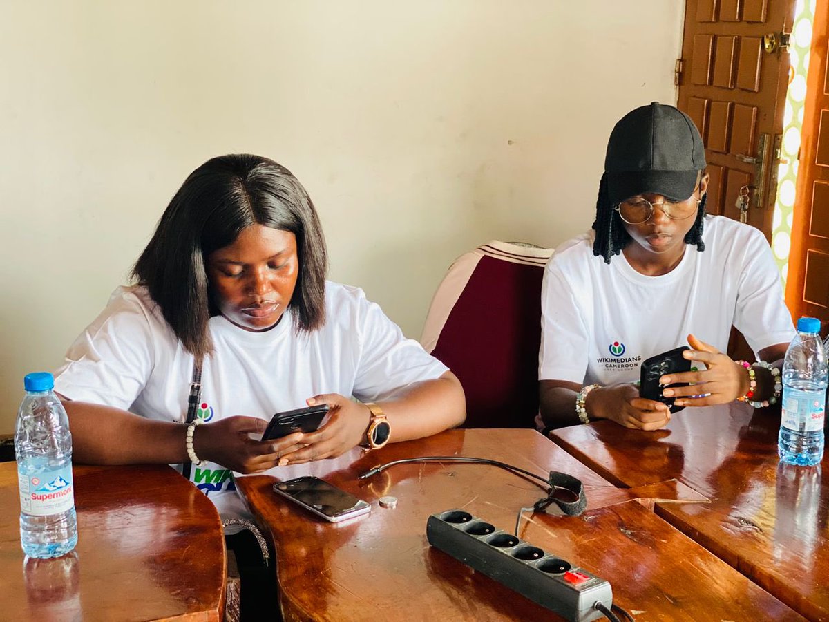 Another Day to learn something new .🤗

Excited to join the Wikimedians of Cameroon User Group.
Looking forward to learning how to search, upload, and edit information to help make knowledge more accessible. #Wikimedia 

Today was a good session. ❤️
Friends who involve you 💕.
