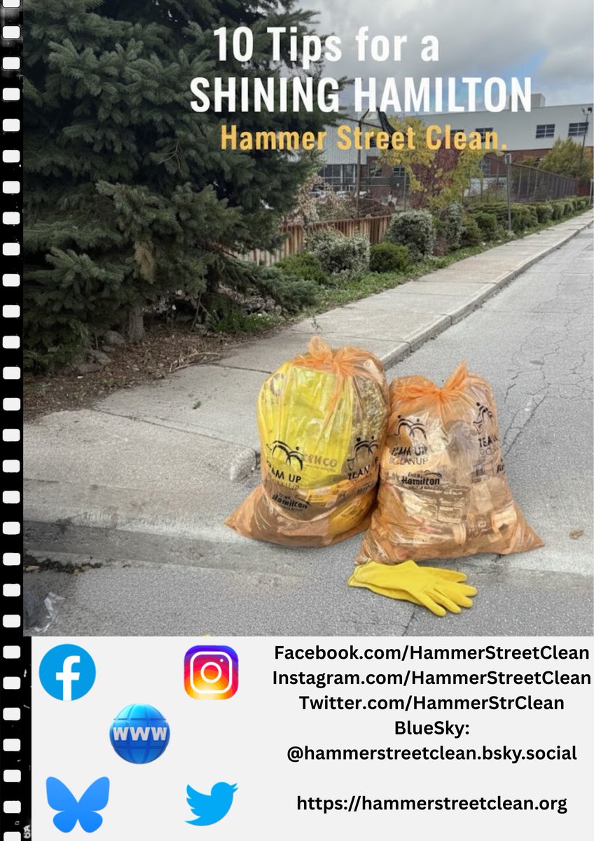 We’re launching “10 Tips for a Shining Hamilton: Community Cleanup Guide”—real tips, local pride, and cleanup inspiration every other day. See the kickoff and join in!
📍 Hamilton
Blog: hammerstreetclean.org/post/10-tips-f…
#HammerStreetClean #HamiltonOntario #CommunityCleanup