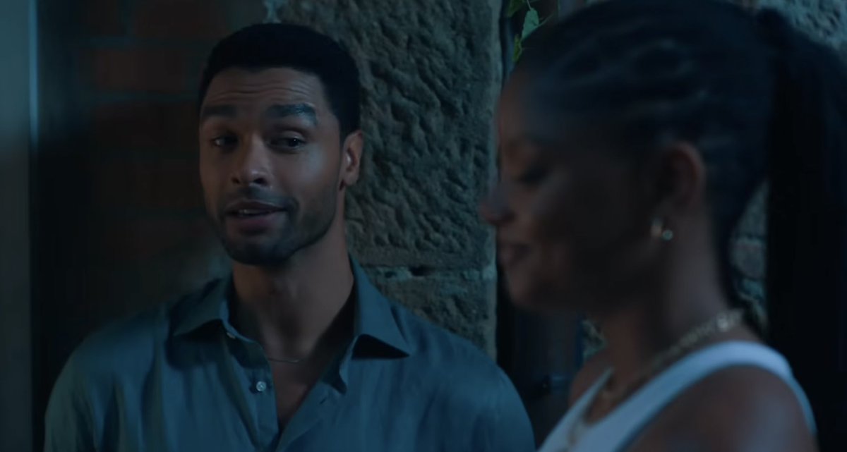 FilmUpdates's tweet image. Halle Bailey and Regé-Jean Page star in the upcoming rom-com ‘YOU, ME &amp;amp; TUSCANY’

In theaters on April 10, 2026.