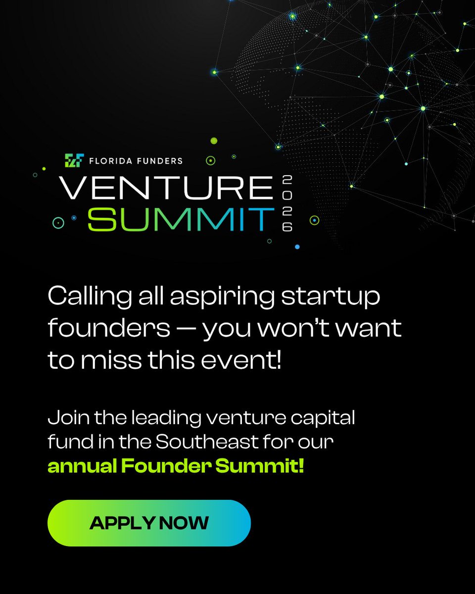 eMergeAmericas's tweet image. Calling all aspiring #startup founders! Apply now for a chance to join our partner, @FloridaFunders , at their 2026 Founder Summit. Expect industry-leading speakers and actionable strategies from successful #entrepreneurs, top consulting firms, and leading angel and venture…