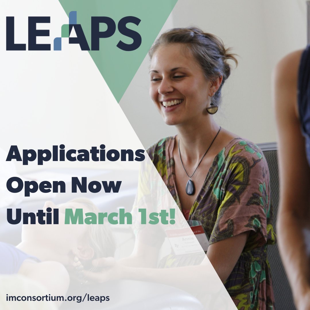 Apply NOW for the 2026 LEAPS into IM program, which focuses on developing leadership skills, integrative medicine education, and self-care skills for students. Retreat dates are June 7-12, 2026 and applications close March 1. ow.ly/4fxS50Xoxy8