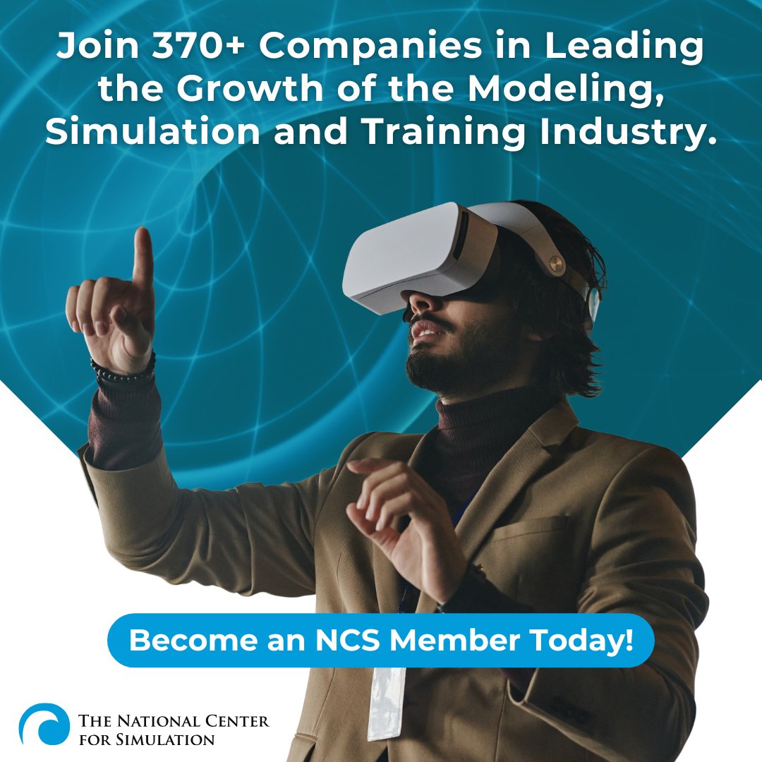 ncsinformation's tweet image. NCS brings together hundreds of industry members that promote and grow our modeling, simulation, and training (MS&amp;amp;T) community, while also collaborating to strengthen their own businesses.

Learn more about becoming a member at: simulationinformation.com/membership-acc…