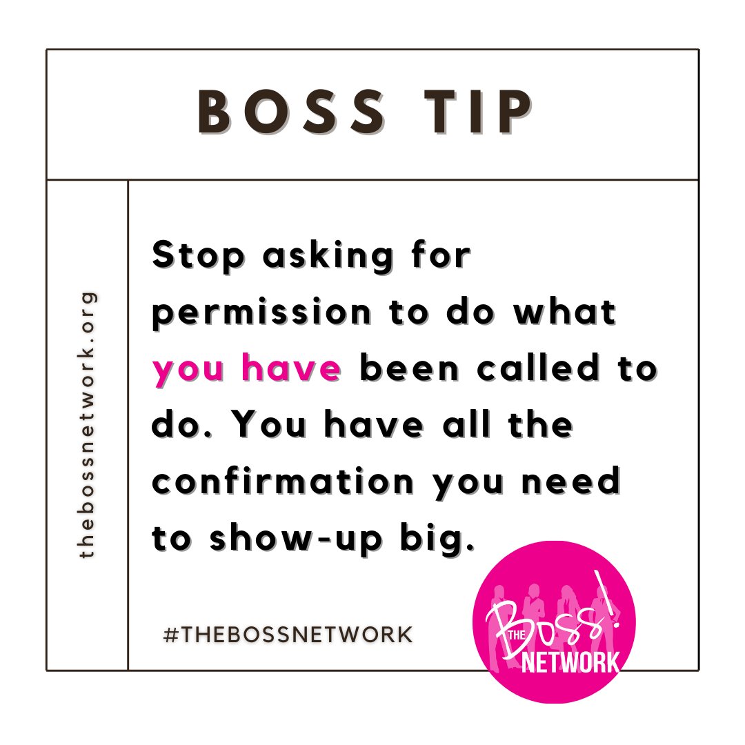 You have been summoned; make a big impression. #BOSSVibe