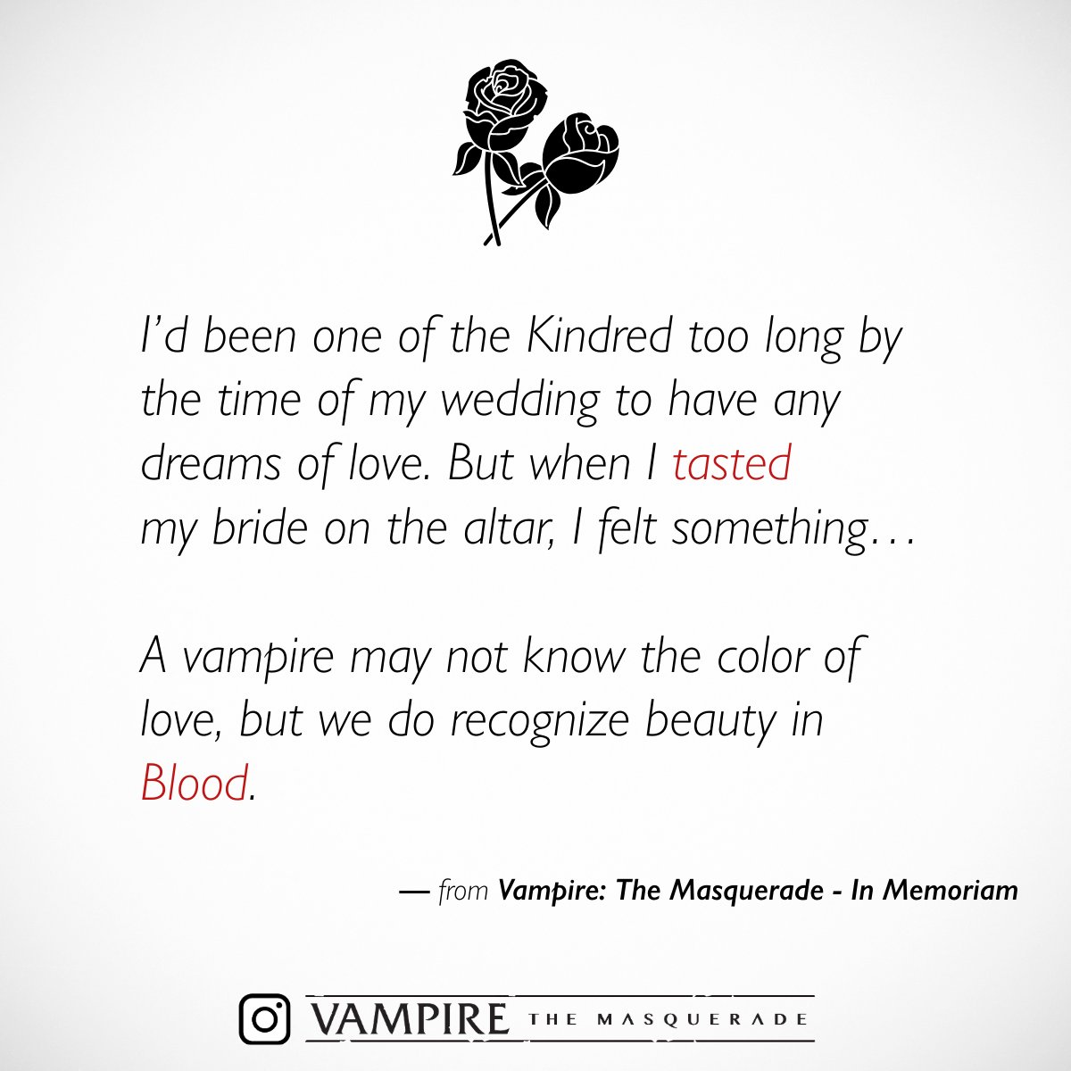 Have any of your vampire characters taken part in a blood wedding 👀🦇#vampirethemasquerade #vamily #ttrpg #vampire #vtm