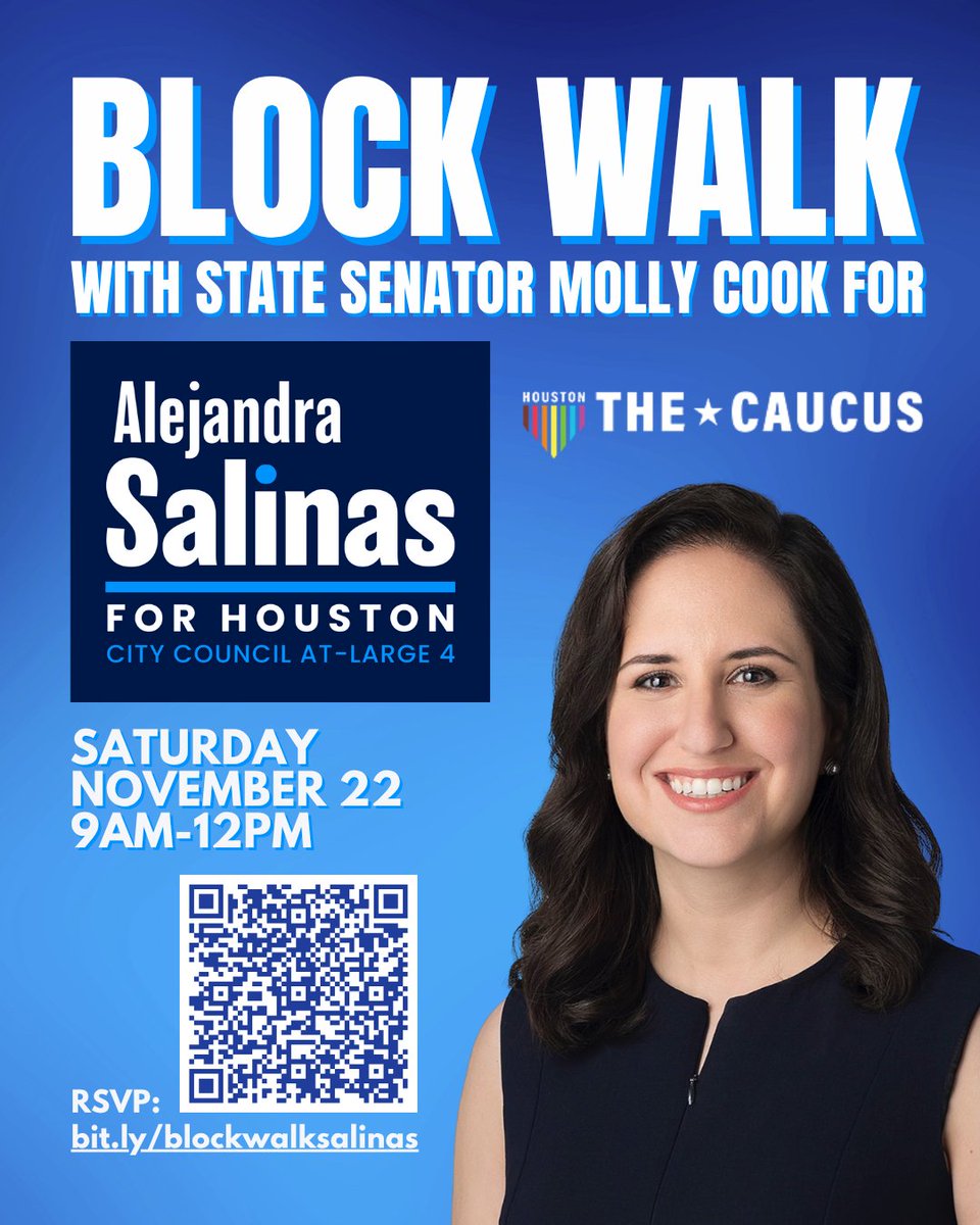We still got a runoff to win! Help get Alejandra Salinas over the finish line!!!!! bit.ly/blockwalksalin…