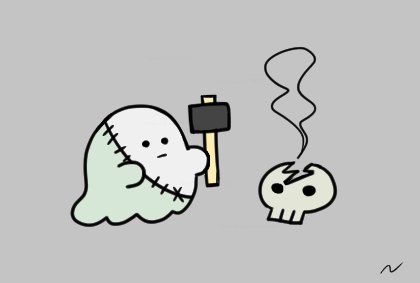 『いまからこれでおまえをなぐります』
#イラスト