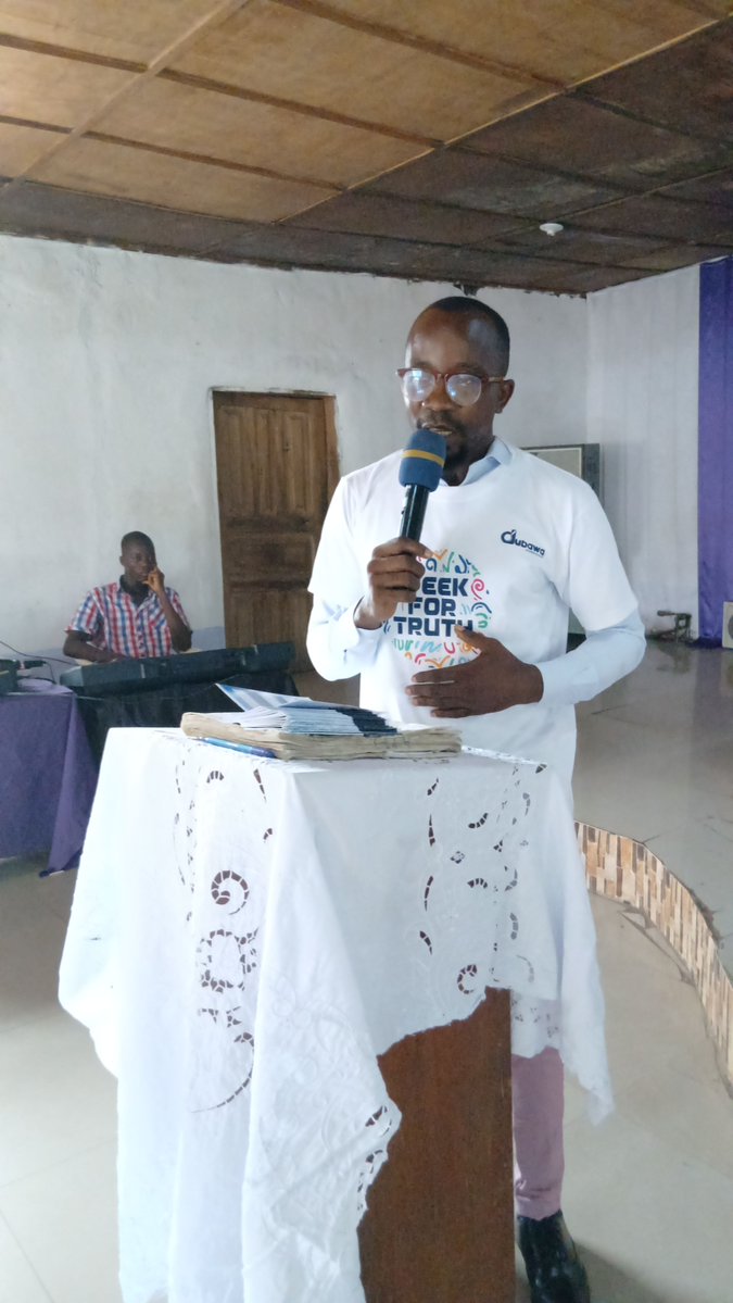 DubawaLI's tweet image. During #WeekForTruth2025, Anthony Q. Jiffan Jr visited the Gardnersville Chapel, African Christian Fellowship International  to engage worshippers on the importance of verifying information and recognizing misinformation.
#WeekForTruth #FactCheck