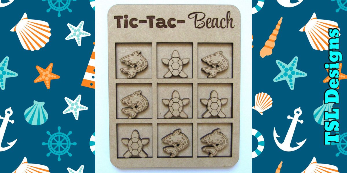 bythebeach1214's tweet image. Tic Tac Beach Laser Engraved Wood Game
etsy.com/listing/144205…
#tictactoe #shark #turtle #glowforge #handcrafted #etsy #kids #games #kidsgames #beachhouse #shopsmall