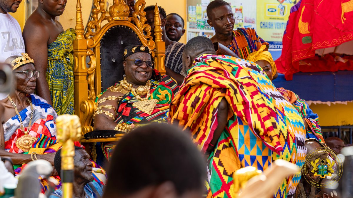 georgeoaddo's tweet image. I was honored to join the people and chiefs of Aburi and Akuapem Adonten over the weekend at this year’s Odwira festival, hosted by Otoobour Djan Kwasi II, the Aburihene and Adontenhene of Akuapem. As a proud son of the Akuapem Ridge, it was a great privilege for me to…