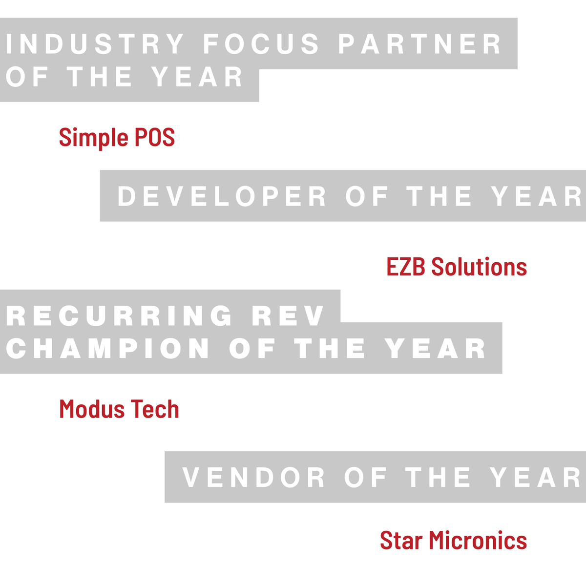 RMHPos's tweet image. 🏆 2025 RMH Partner Award Winners!

Congratulations to our winners:
✨Unlimited
✨Business Integrated IT
✨Business Computer POS
✨Simple POS
✨EZB Solutions
✨Star Micronics
✨Xpertwise
✨Modus Tech

#RMHConference #PartnerAwards #RMHPartners #2025RMHPC #RetailManagement