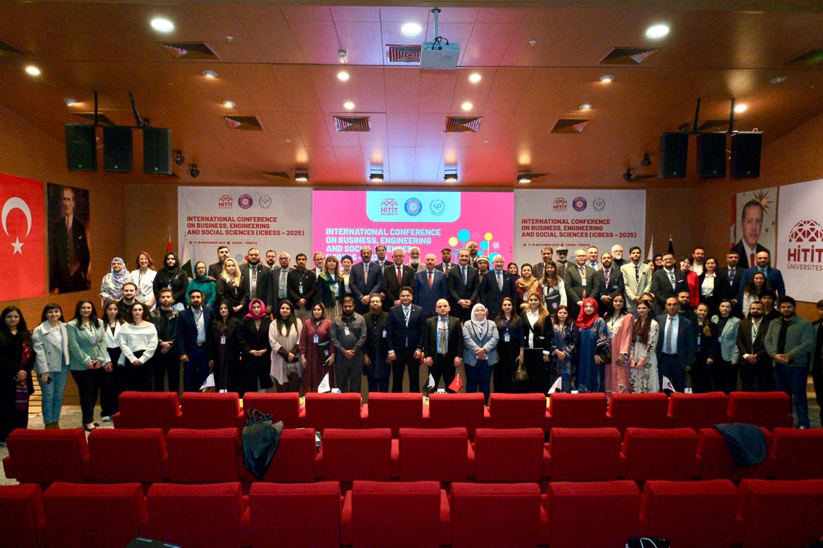 Hitit Üniversitesi ve Foundation University Islamabad işbirliğinde düzenlenen "Uluslararası İşletme, Mühendislik ve Sosyal Bilimler Konferansı" başladı.

✍️ haber.hitit.edu.tr/egitim/uluslar…

#HititÜniversitesi <a href="/ProfAliOzturk/">Ali Osman Öztürk</a> <a href="/fuislamabad/">Foundation University Islamabad (Official)</a>