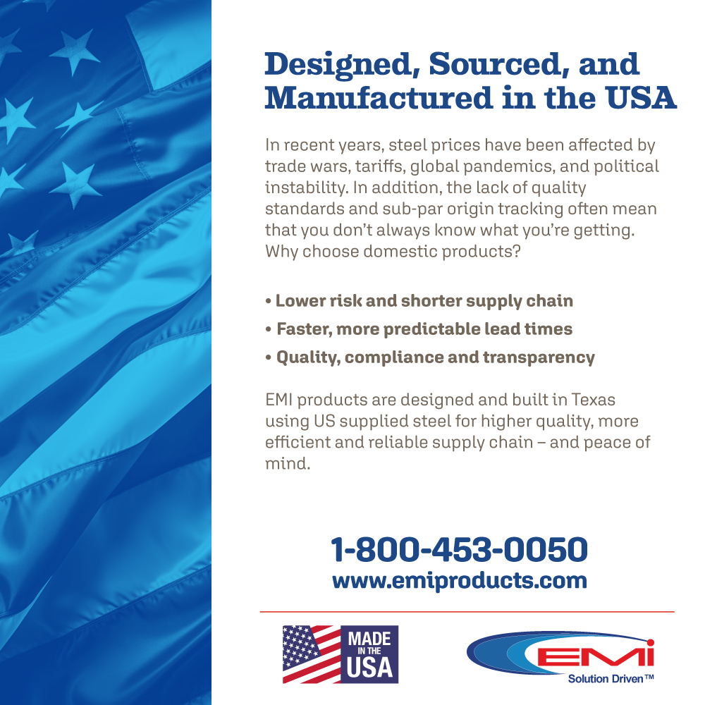 emiproductshtx's tweet image. Domestic steel manufacturing provides control, responsiveness, and resilience. It shrinks your supply chain footprint while strengthening it. In today’s volatile global market, that’s not just smart — it’s survival.
emiproducts.com

#solutiondriven #madeinusa #steel