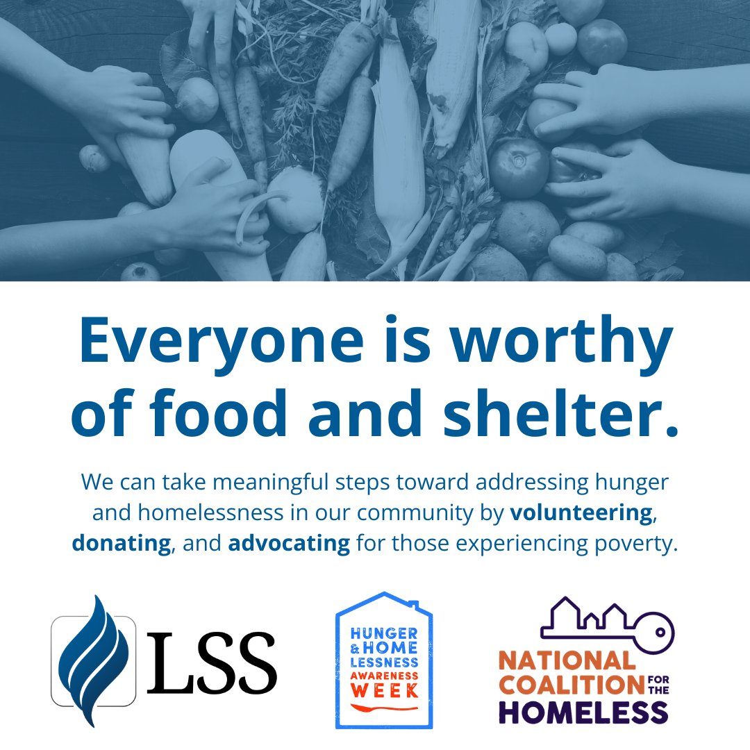 Everyone is worthy of food and shelter.

#LSS encourages everyone to explore ways you can volunteer, donate, and advocate for those experiencing poverty. 

Learn more about our #SocialServices across #Wisconsin and Upper Michigan: lsswis.org/services/

#HHawareness #Housing