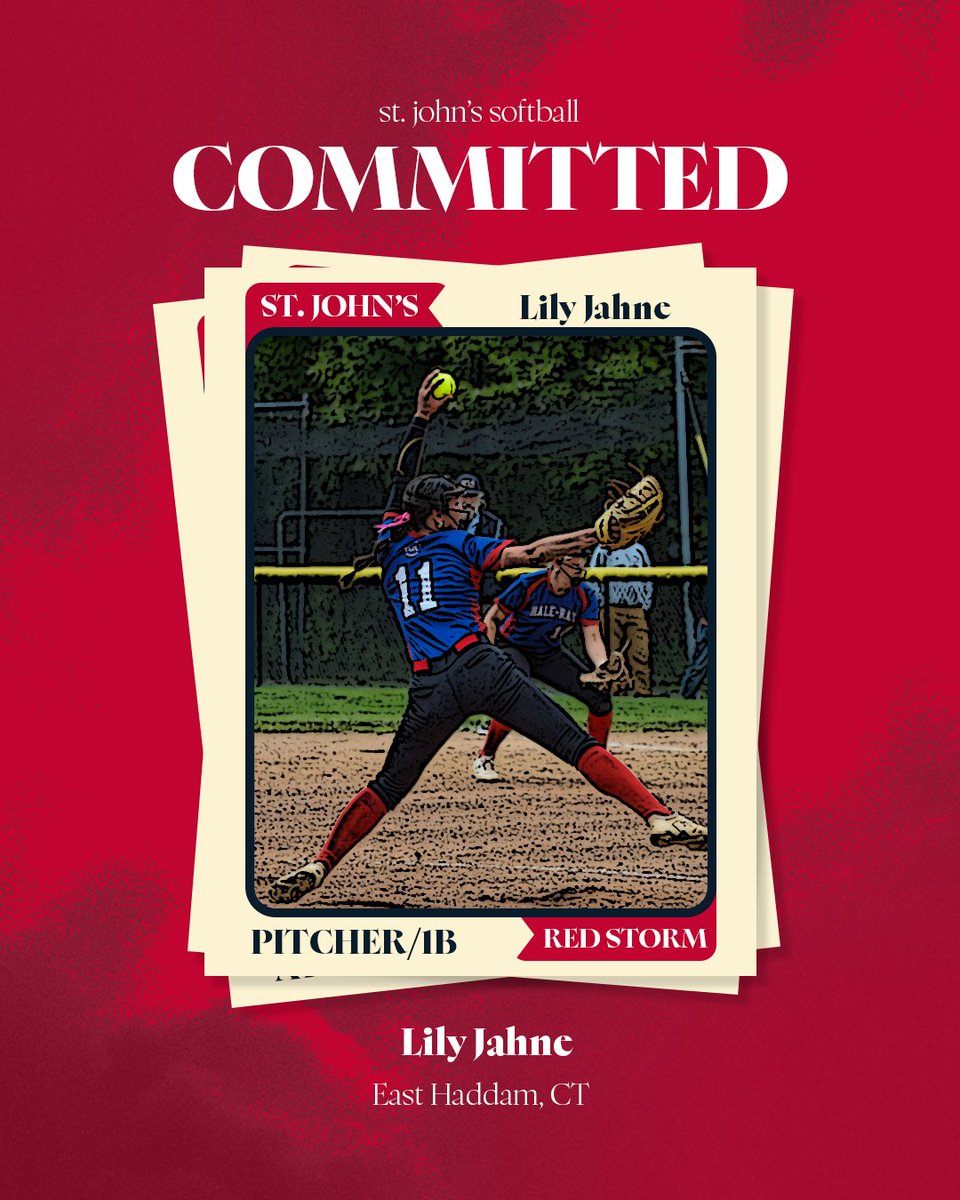 COMMITTED‼️

The East Coast kid is staying out East. Meet your newest Johnnie, <a href="/_LilyJahne/">Lily Jahne</a>!

#RedStorm