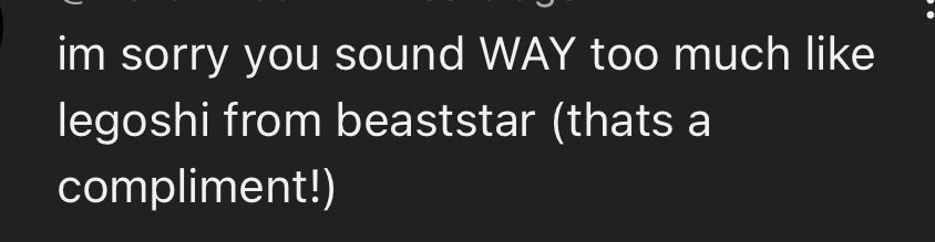 New voice comparison unlocked LOL 😭