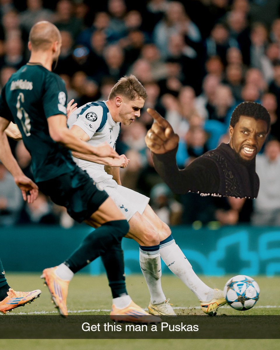 Haymaker_19's tweet photo. @SpursOfficial #VanDeVen #Puskas https://t.co/pcuEgl1jOu