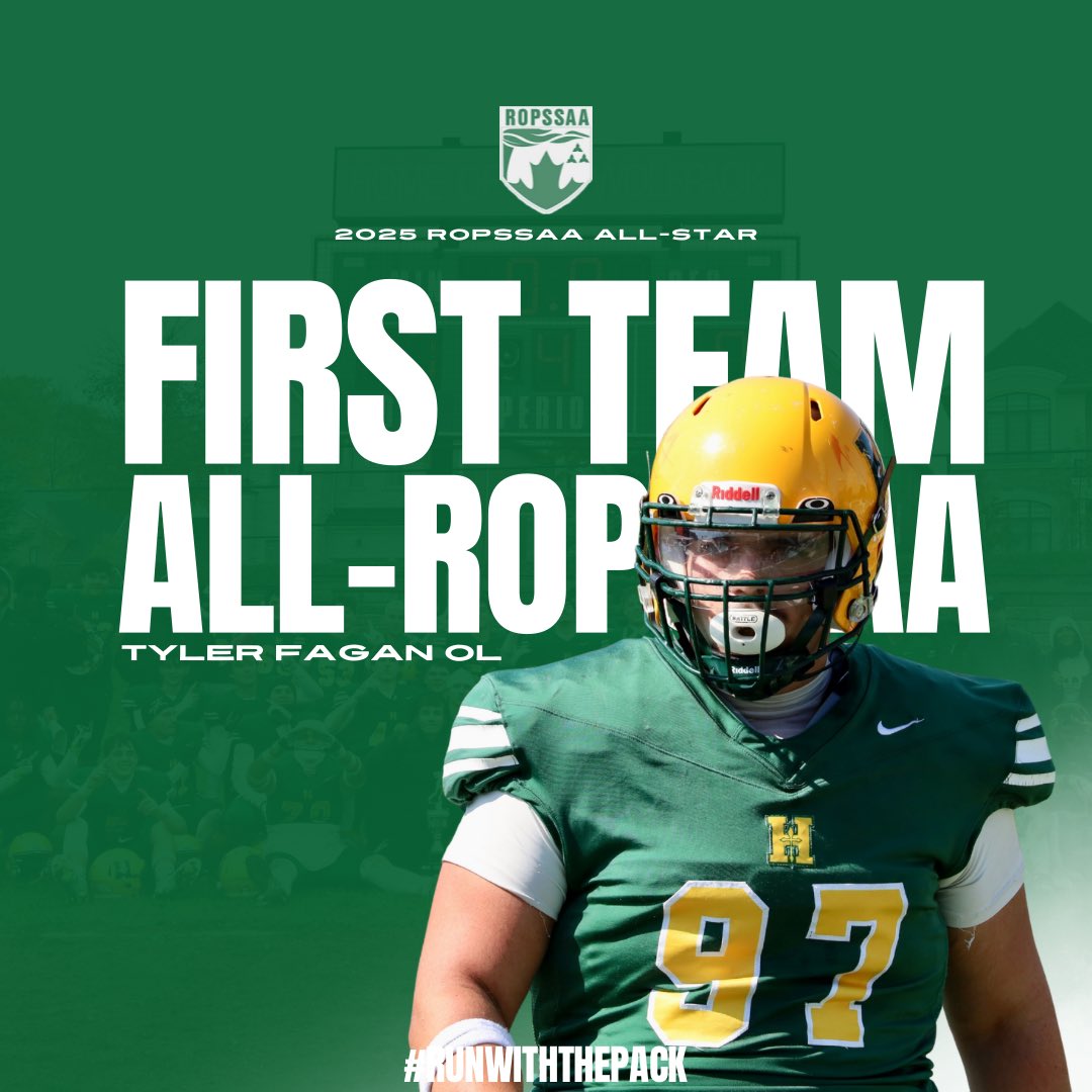 Honoured to be named First Team All-ROPSSA‼️