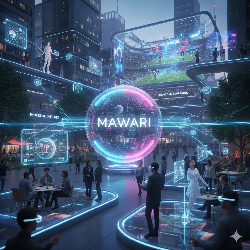 DigitalMinion2's tweet image. A glimpse into the future of digital experiences with @mawariXR : A universe where real-time streaming, distributed computing, and the immersive internet converge, with everything intertwined. The future starts now! 🌐✨ #mawari #ImmersiveInternet #DigitalFuture