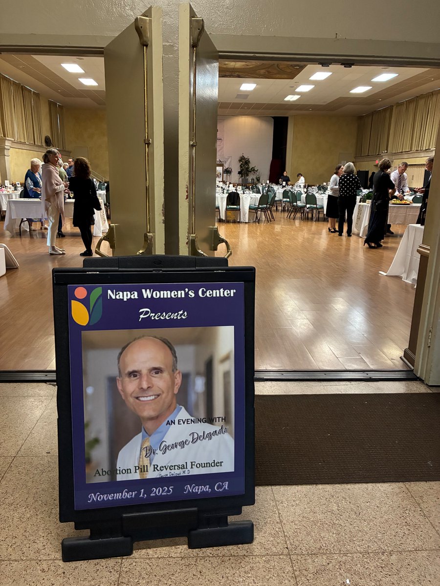 Honored to hear Dr. George Delgado speak about his new book Abortion Pill Reversal: A Second Chance at Choice this past weekend at the Napa Women’s Center Gala. APR saves lives!
Available now from Ignatius Press: ignatius.com/abortion-pill-…
#DrGeorgeDelgado #NapaWomensCenter