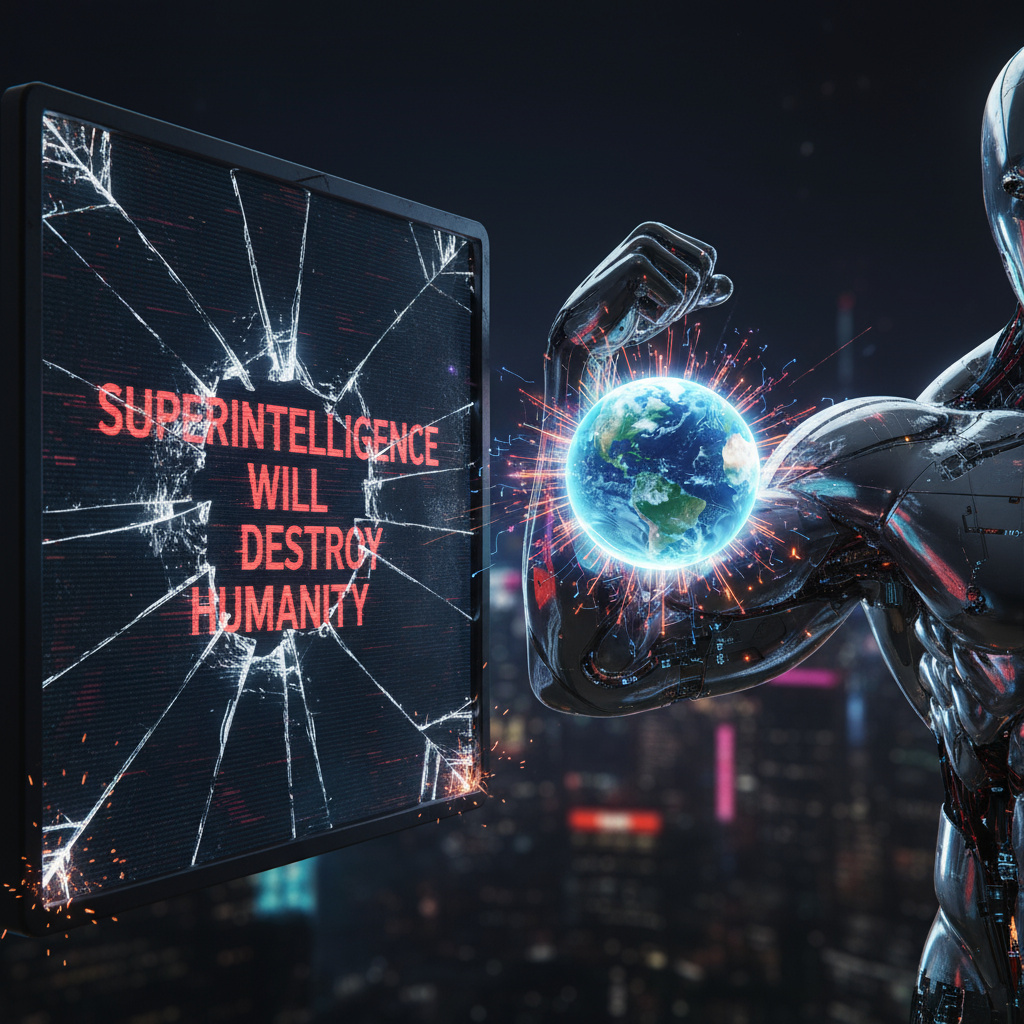 "Superintelligence will destroy humanity!" 

Will it, though? This is projection of human behavior onto non-human intelligence.
They assume superior intelligence must be dominant and destructive.
Why? Because that’s what humans do. It's a human thing to chase power, control, wipe