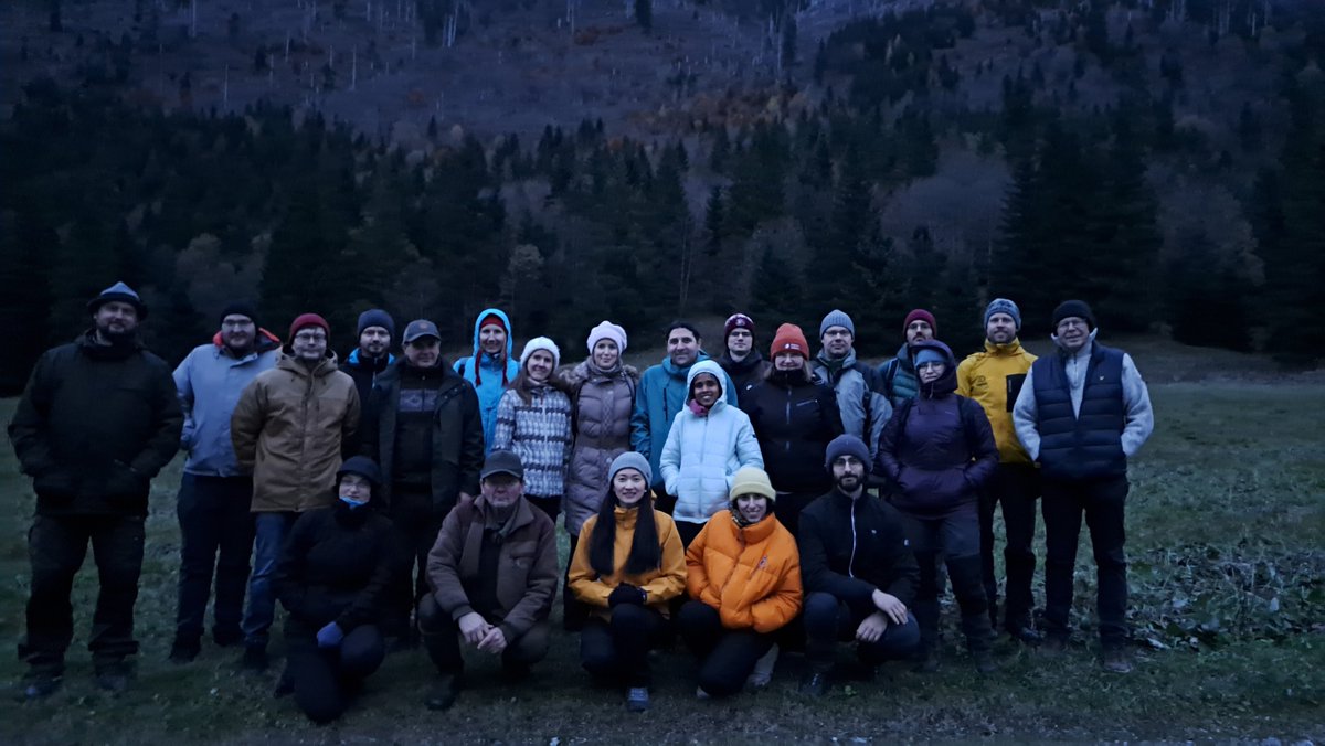 DE_Research_'s tweet photo. In the High Tatras, #RESDINET researchers learned directly from the landscape๐ฒField trips led by Jรกn Slivinskรฝ & Rastislav Jakuลก revealed how wind, bark beetles, Armillaria, and climate stress intertwine, turning data into living lessons on forest resilience #EUresearch #WIDERA https://t.co/Dut0wXjCEx
