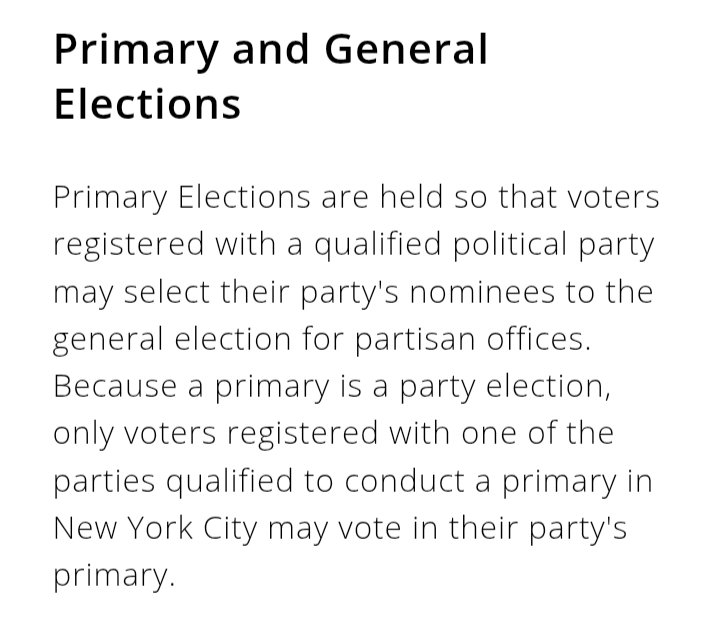 I feel like this election cycle has evidently supported Tim Keller's controversial point about how in some places, like NYC, perhaps the most influential way you can vote as a Conservative is to support the most sane Democrat in the primary.