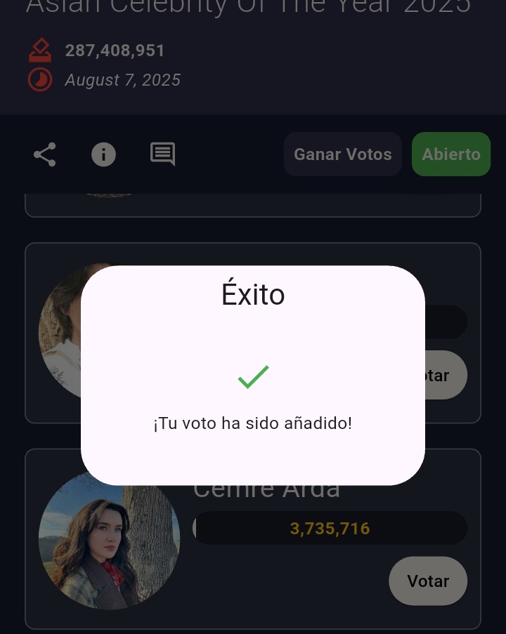 CgRoxi's tweet image. ▶️Thai Celebrity of the year 2025
netizenschoice.com/vote-thai-cele…
App n⁰3
Web n⁰3
▶️Asian celebrity of the year 2025
netizenschoice.com/vote-asian-cel…
App n⁰12
Web n⁰18
#NETIZENSREPORT #GULFKANAWUT for Asian Celebrity of the Year #ACOTY2025 #ACOTY2025GULFKANAWUT
@gulfkanawut @thenreport
⛔⛔