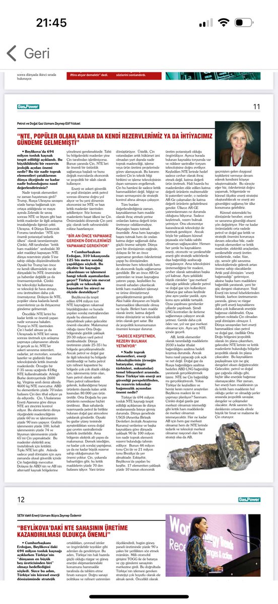 Gas&amp;Power da NTE ile ilgili röportajım. 

petroturk.com/yenilenebilir-…