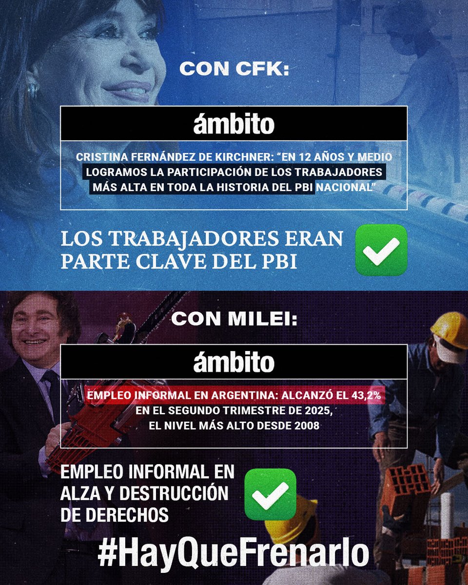 cfk_libre's tweet image. La diferencia es tan clara... #VivaElPeronismo #CFK