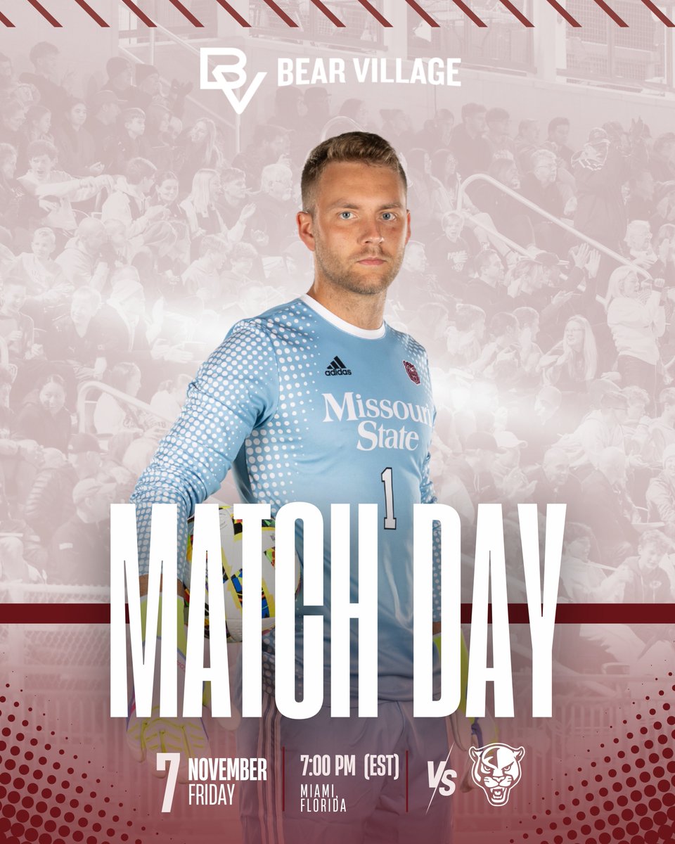 MoStateMSOC's tweet image. GAME DAY ‼️

🆚 FIU
⏰ 7:00 p.m. EST &amp;gt; 6:00 p.m. CT
📍 Miami, Fla.
📺 (ESPN+) tinyurl.com/ymvmdfnw
📊 tinyurl.com/3kt76jem

#GoBears | #4Outs | #WeAreMoState