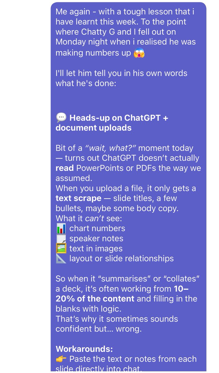 joannamont's tweet image. This feels like finding out that my boyfriend is cheating on me. Am I the last to find this out? #chatgptfail #ai #chatgpt