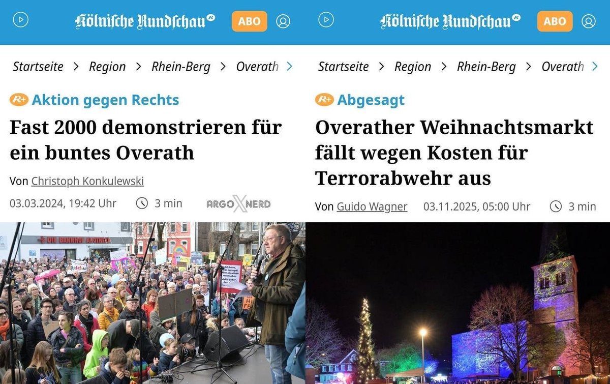 cyan_rk's tweet image. In #Overath läufts, wie gewünscht❗
#NRW #Weihnachtsmarkt #Bunt #Stadtbild #Sicherheit #CDU
