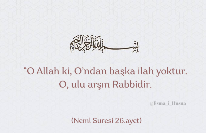 Esmaü'l-Hüsna tweet media