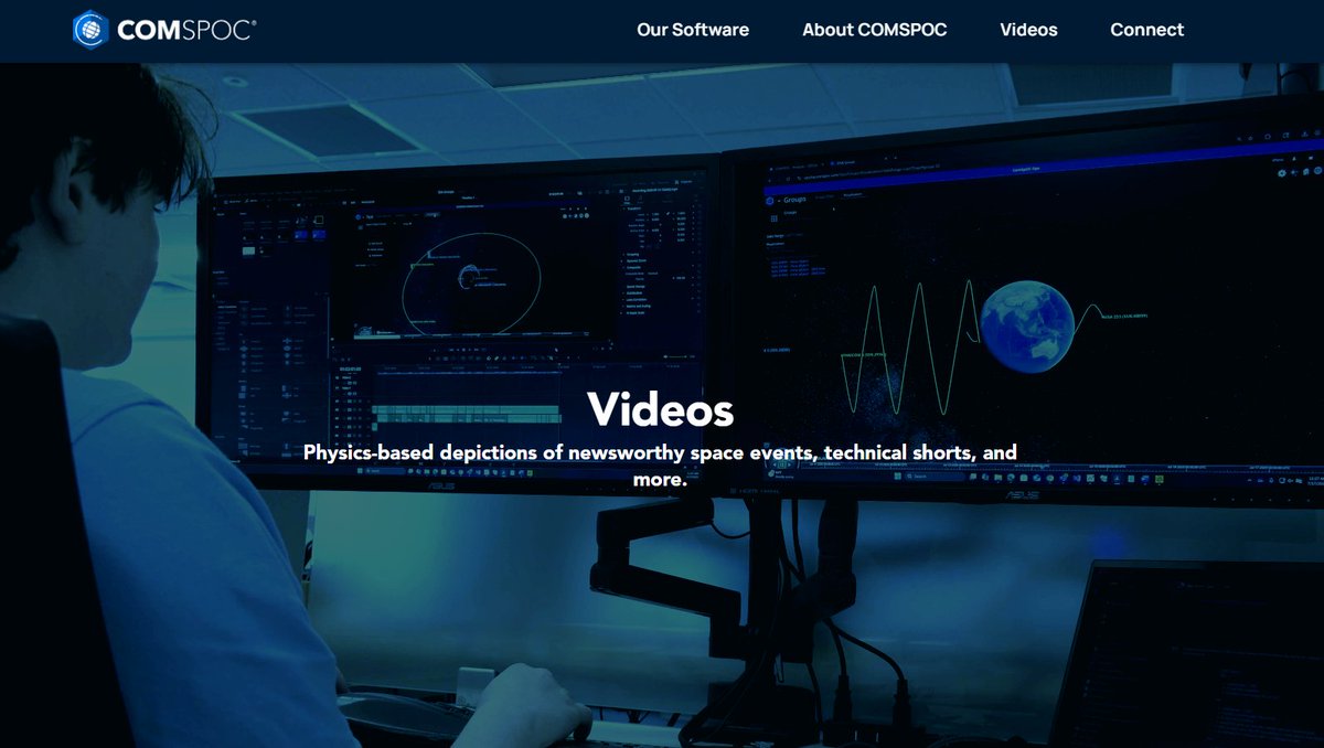 COMSPOC's tweet image. COMSPOC’s new website is designed to make finding information faster and easier.

On our updated Videos page, each video is now correlated to other videos and content in our technical library by keywords.

You can trace topics such as fragmentation events, debris propagation,…
