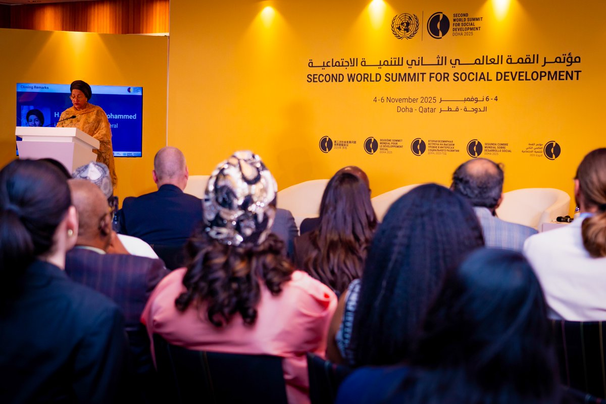 In a world driven by influence, the greatest power still lies in impact, not in how many people watch you, but in how many lives are changed because you showed up.

Photos by <a href="/newton_image/">Newton Image 📸</a> <a href="/AminaJMohammed/">Amina J Mohammed</a> 
 #SocialSummit2025