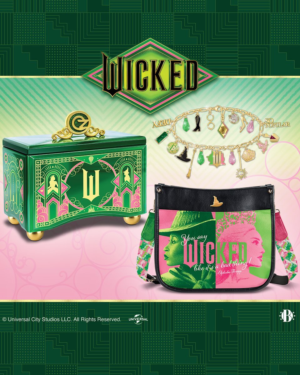 🩷💚 Oh my Oz! Don't miss our NEW Wicked collection... 
Click to shop: bit.ly/47B351m

#WickedMovie #WickedForGood #Wicked
