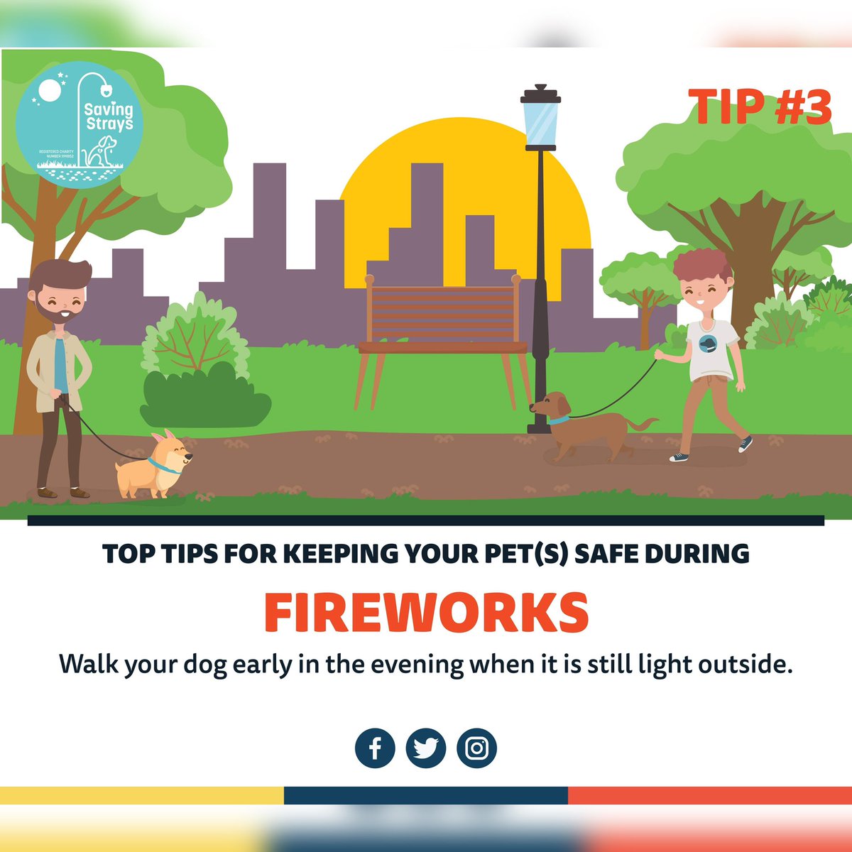 SavingStraysUK's tweet photo. sake of human Entertainment as we fill the sky with bangs, light & pollution. The ban needs to happen. Here are just some of the tips that may help your companion animals get through the night. We pray for as little lives lost as possible. #saynotofireworks #banfireworks https://t.co/XAtbbgSjbB