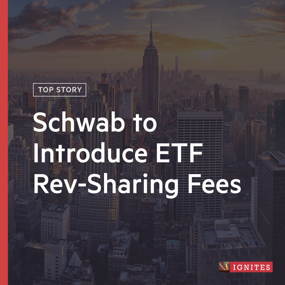 Schwab’s new ETF revenue-sharing fees, to be introduced early next year, are part of a move among distributors to make up for lost mutual fund revenue, sources familiar with the decision said. Keep reading: ow.ly/uFwQ50XnevY