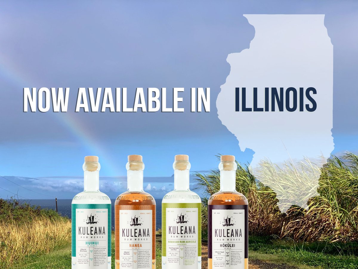 KuleanaRumWorks's tweet photo. Kuleana Rum is now available in Illinois!!  🎉 🥃  Experience the award-winning additive-free rum from the island of Hawai'i at your local Binny's https://t.co/970Esse94i