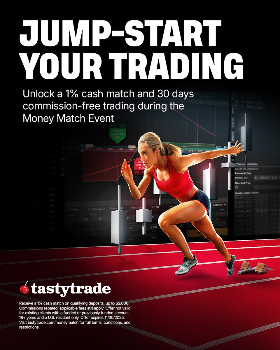 It’s a Match! Cash + Commission-Free Trading.

Unlock a 1% cash match on your deposits and 30 days commission-free trading when you open a new account during our Money Match Event. 

Terms &amp; conditions apply. Learn more at: bit.ly/48gpC5l