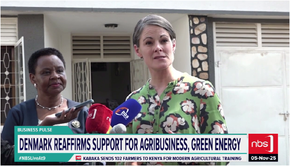 Head of <a href="/ShieldInvestors/">State House Investors Protection Unit</a>, Col. <a href="/edthnaka/">Col Edith Nakalema</a>, hosted a delegation led by the Danish Ambassador to Uganda, Signe Winding Albjerg, to discuss Uganda’s investment agenda and its ambitious tenfold growth strategy.

<a href="/victor_tayebwa/">Victor Tayebwa</a> 

#NBSLiveAt9 #NBSUpdates