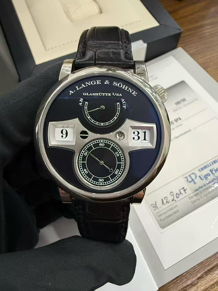 LuxuryWatchGuy1's tweet image. A Lange &amp;amp; Sohne Zeitwerk

MSRP - $89,000
Price - $60,000