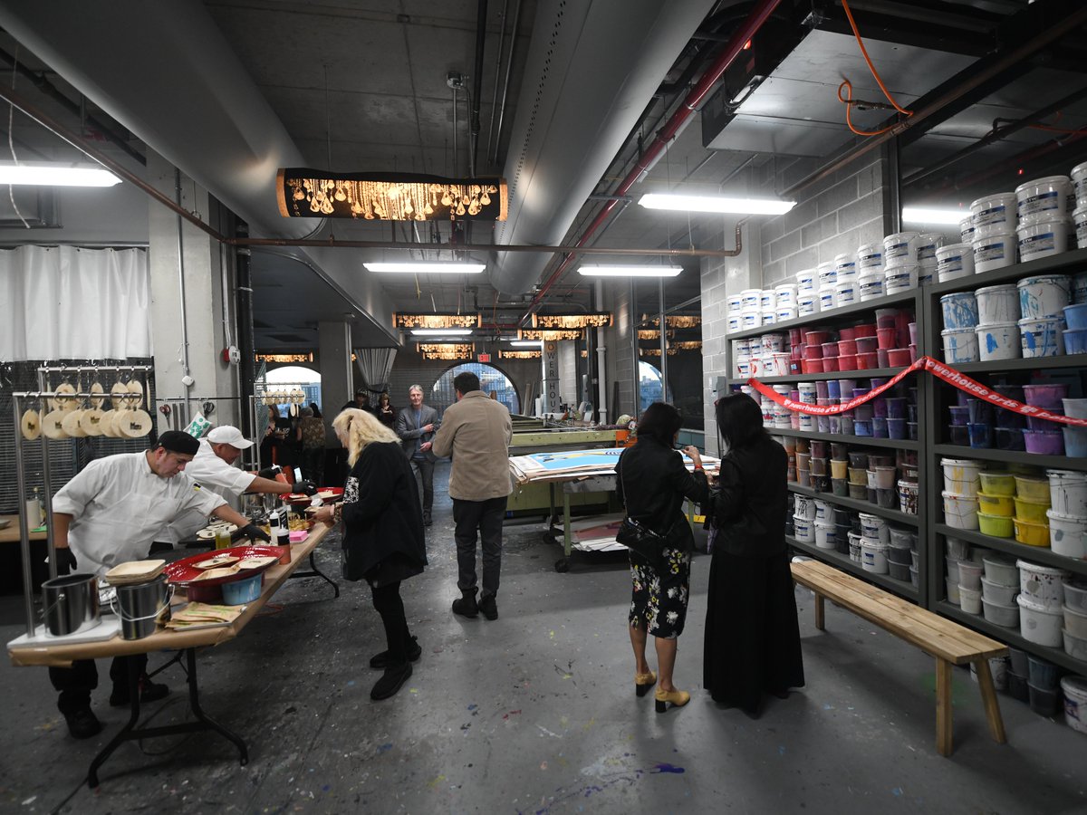 smoothdude's tweet image. Recent event with Restaurant Associates CxRA at Powerhouse Arts, a new art residence/event space in Brooklyn.