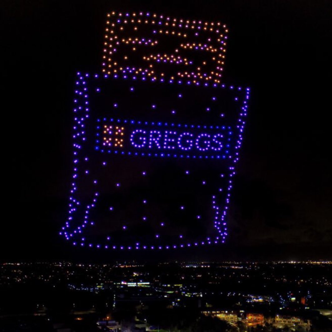 NoContextBrits's tweet image. Drones are much better than fireworks.