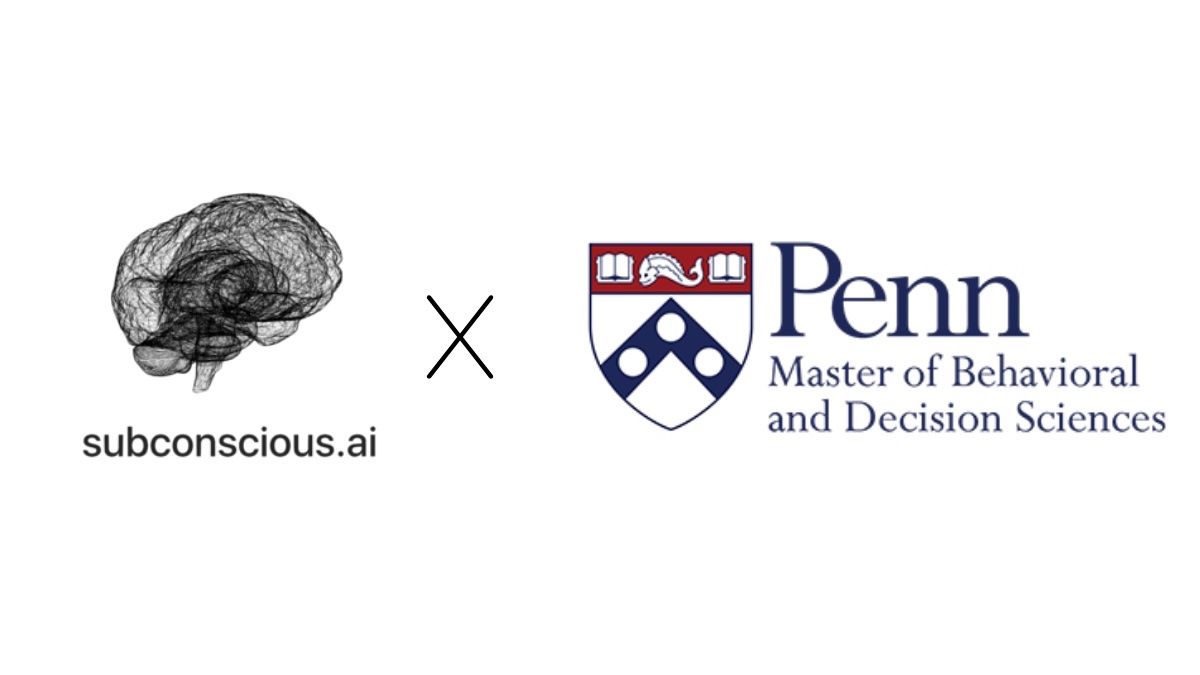 Subconscious AI is now the official industry partner for U of <a href="/Penn/">Penn</a>'s  Behavioral &amp; Decision Sciences program.

We’re using causal AI + digital twins to simulate human decisions and replace $140B survey-based market research.

Interested in building with us? Let's connect.