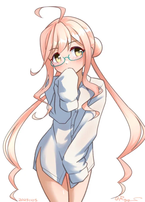 常時彼シャツ見せつけ女 シャドウバン解除を祈願してタグ無し